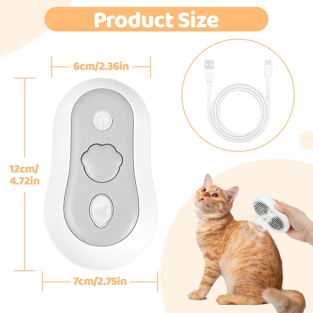 Self-Grooming Steam Brush for dogs and cats by Maris (photo 2)