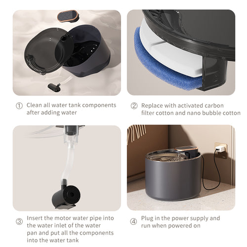 Automatic Pet Water Fountain for cats and dogs by Maris (photo 1)