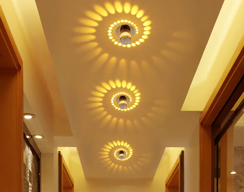 Modern LED Color-Changing Wall Light