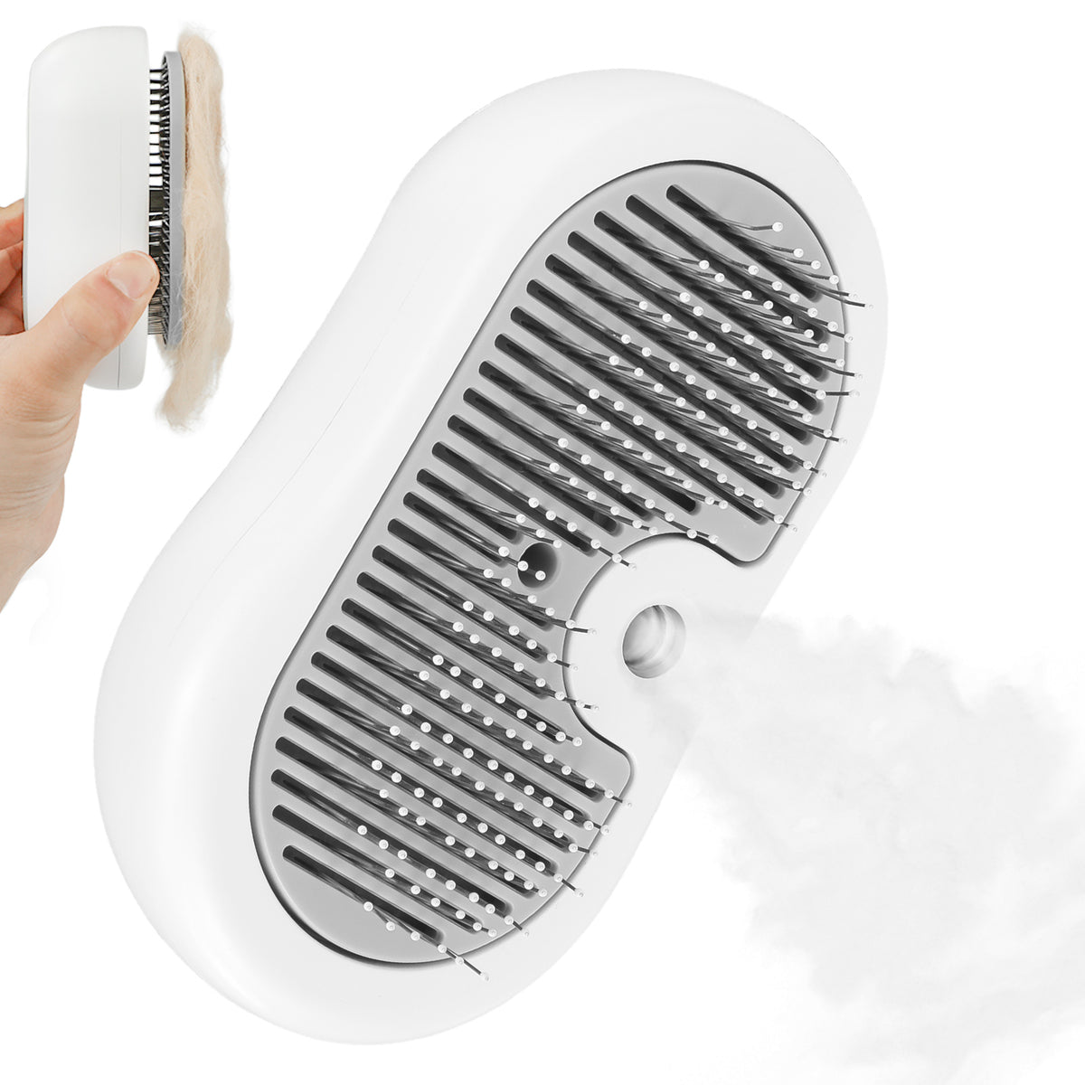 Self-Grooming Steam Brush for dogs and cats by Maris (photo 1)
