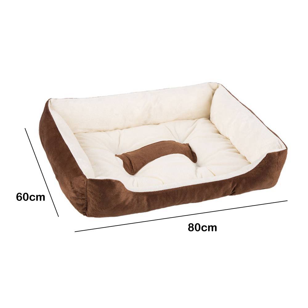 Donut Calming Pet Bed - soft raised-rim dog and cat bed by Maris (photo 1)